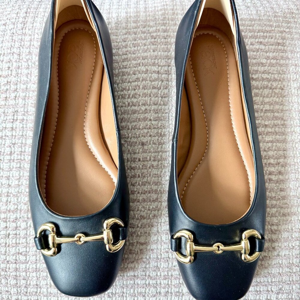 NWOT Nordstrom Rack Horse Bit Flats 8.5